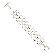 Paloma Picasso Double Cushion Bracelet 7.25" long.