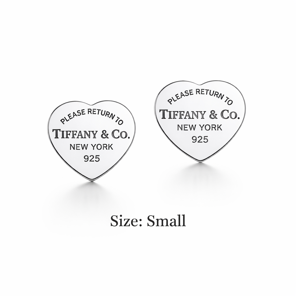 "Return to Tiffany" Heart Tag Earrings