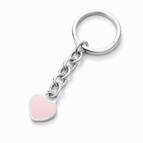 "Return to Tiffany" Pink Heart Tag Key Ring 