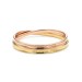 Tiffany & Co. 1837 Interlocking Bicolor Bangle Bracelet