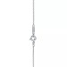 Tiffany T Diamond Pendant in White Gold with a Baguette Diamond