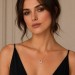 Elsa Peretti® Open Heart Pendant in Rose Gold with Pavé Diamonds