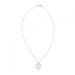 Tiffany & Co. White Gold Diamond Return To Tiffany Small Heart Tag Pendant Necklace