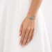 Tiffany & Co. Blue Infinity Bracelet Sterling Silver 7.25"
