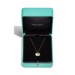 Return to Tiffany™ Mini Double Blue Heart Tag Pendant in Yellow Gold Gift Packaging