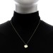 Return to Tiffany™ Mini Double Heart Tag Pendant in Yellow Gold Model