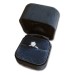 Engagement Ring 1 Ct. Solitaire Ring Platinum Clad