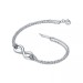 Tiffany & Co. Infinity Bracelet Sterling Silver 7.25" 