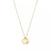 Return to Tiffany™ Mini Double Heart Tag Pendant in Yellow Gold Back