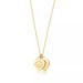 Return to Tiffany™ Mini Double Heart Tag Pendant in Yellow Gold Front