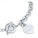 "Return to Tiffany" Heart Tag Toggle Link Lifesaver Necklace 