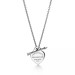 Return to Tiffany™ Lovestruck Heart Tag Pendant in Silver, Medium