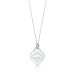 Return to Tiffany™ Red Heart Tag Charm in Silver