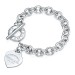 "Return to Tiffany" Heart Tag Toggle Link Lifesaver Bracelet