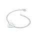Return to Tiffany™ Heart Tag Double Chain Bracelet in Silver