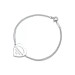Return to Tiffany™ Heart Tag Double Chain Bracelet in Silver