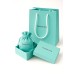 Tiffany "LOVE" Letters Blue Heart Pendant On 17" Chain