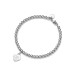 Return to Tiffany® Heart Tag Bead Bracelet in Silver with a Diamond 
