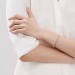 Return to Tiffany® Heart Tag Bead Bracelet in Silver with a Diamond 