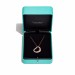 Elsa Peretti® Open Heart Pendant in Rose Gold with Pavé Diamonds