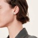 Return to Tiffany Heart Tag Earrings in Silver with Tiffany Blue and a Diamond, Mini