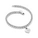 Return to Tiffany® Heart Tag Bead Bracelet in Silver with a Diamond 